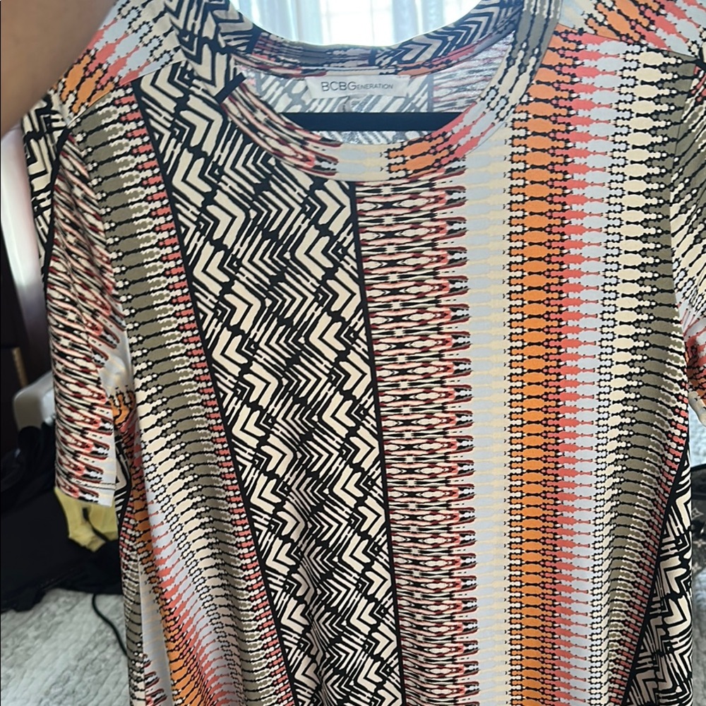 Bcbgeneration Multicolor Patterned Dress - image 8